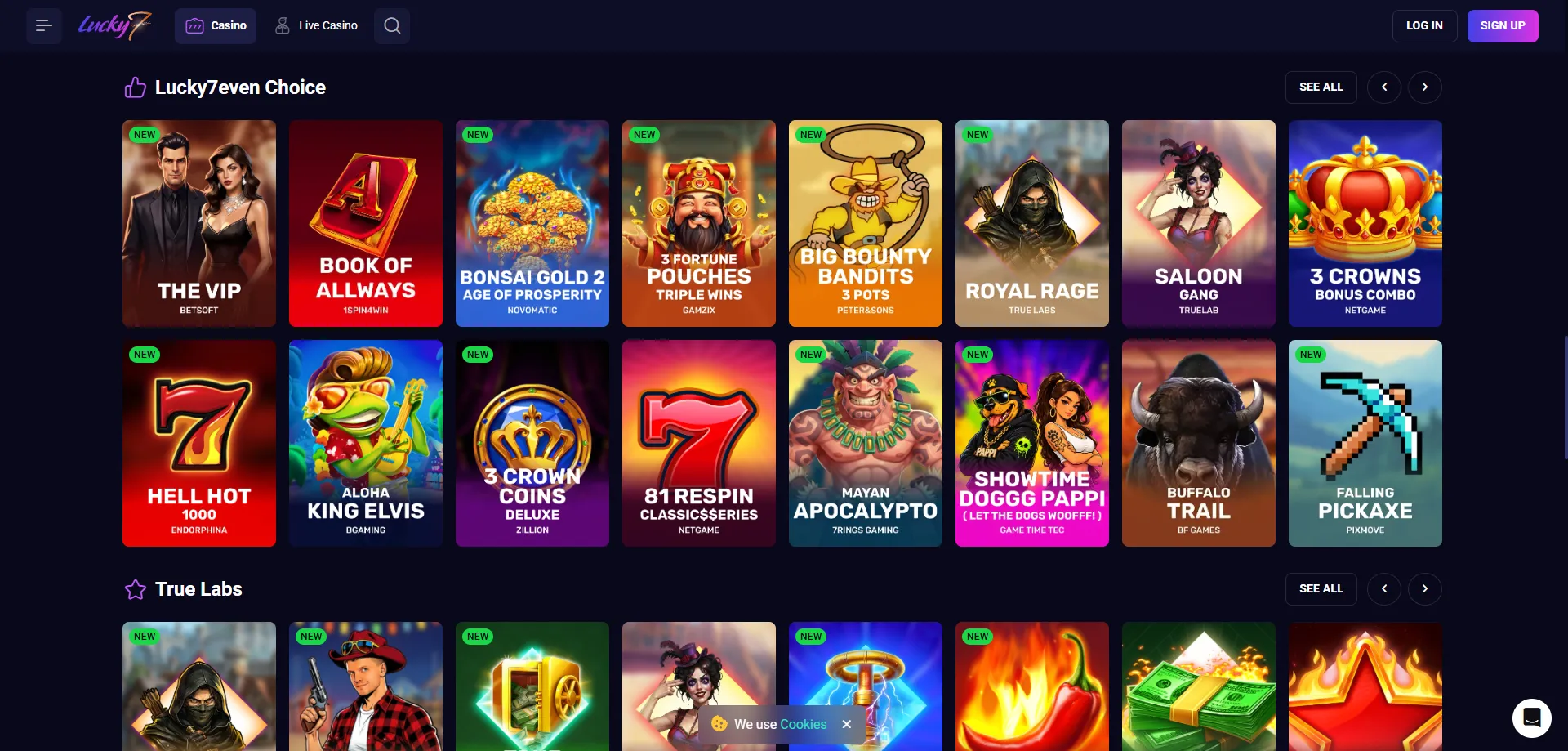 Lucky Seven Casino slot tournaments and reload bonus promotions 2026