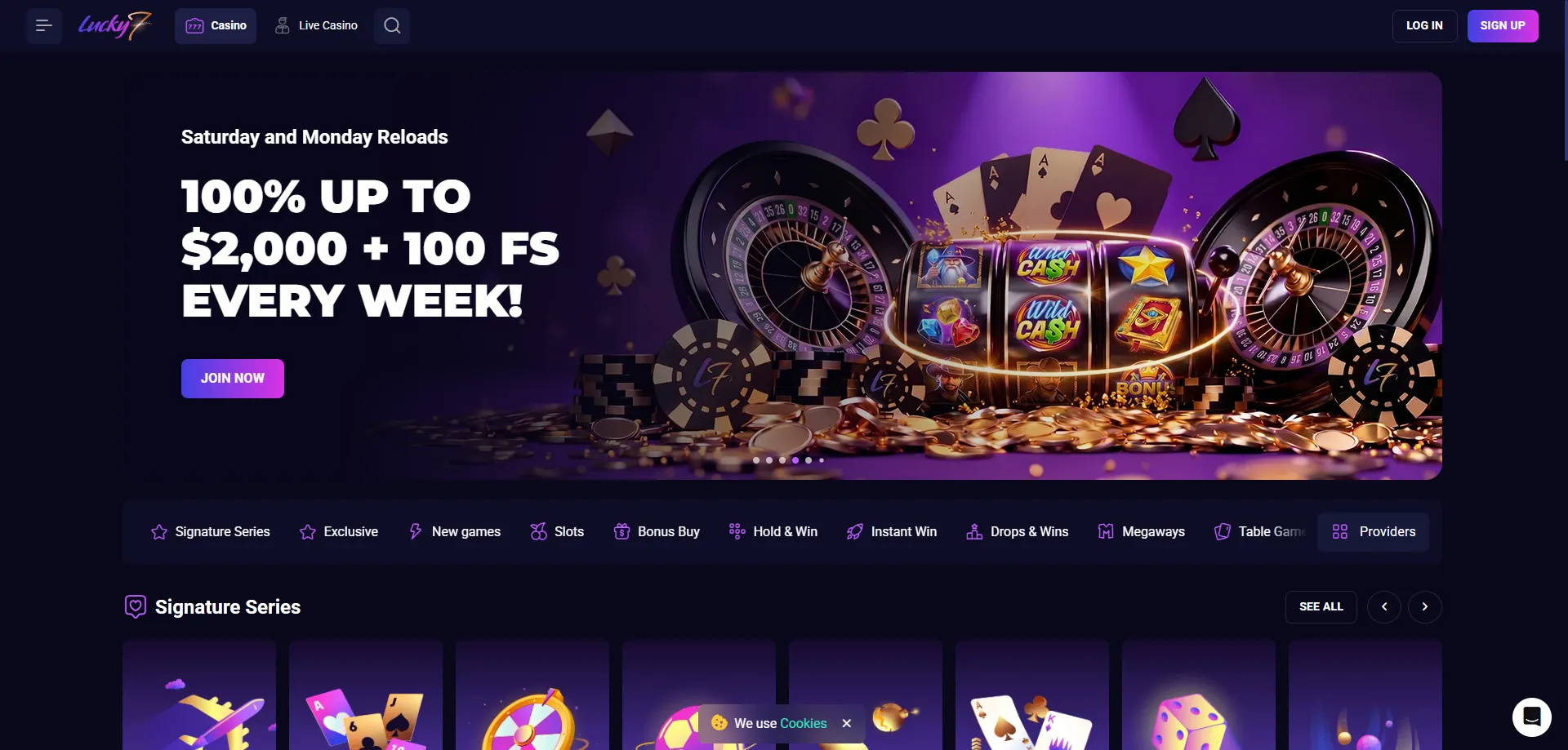 Lucky Seven casino — overview of games, bonuses and platform features