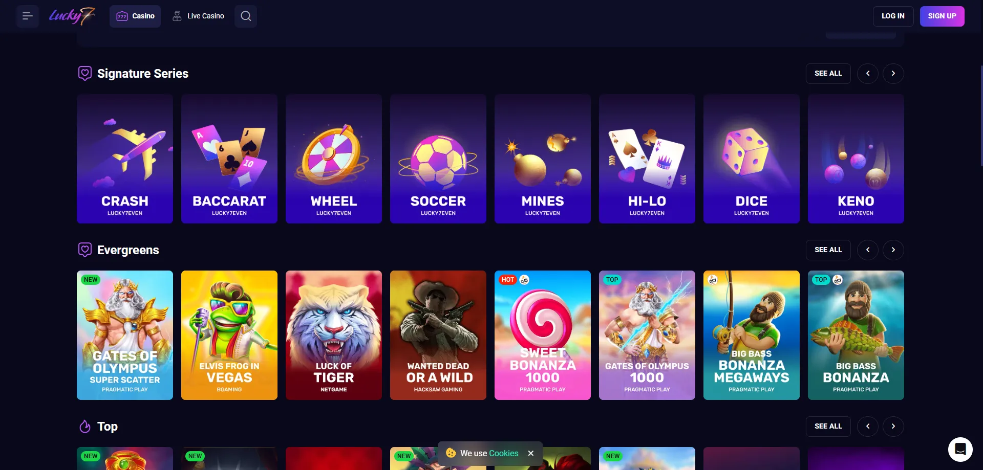 Types of Lucky Seven Casino promo codes — slots and casino bonuses NZ